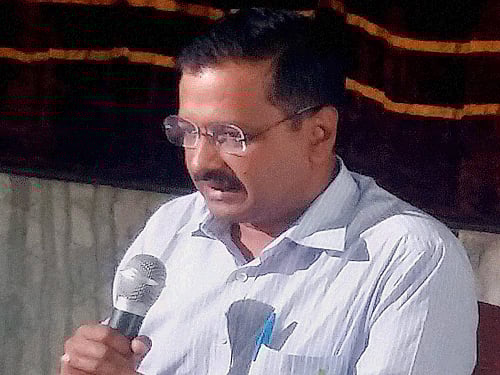 Kejriwal posted the cartoon, published in a leading national daily, on his Twitter account. Within minutes, #Kejriwalinsultshanuman started trending.pti file photo