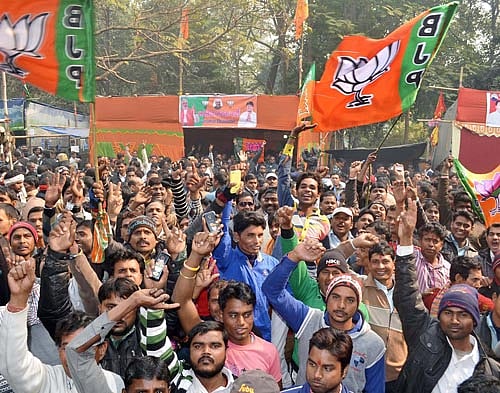 The outcome is likely to have a bearing on the second phase of polling for Zilla and Taluk panchayat elections which is seen as a litmus test for Siddaramaiah government's popularity.  reuters file photo