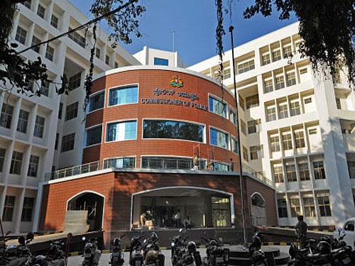 For example, three hoardings put up at Adugodi police quarters measured 40'X50' (2,000 sq ft), which is against the norms laid down by the Palike. dh file photo for representation