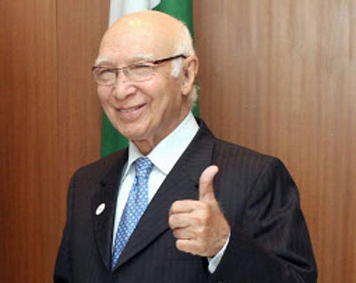 Pakistan Prime Minister's Foreign Affairs Advisor Sartaj Aziz. PTI file photo
