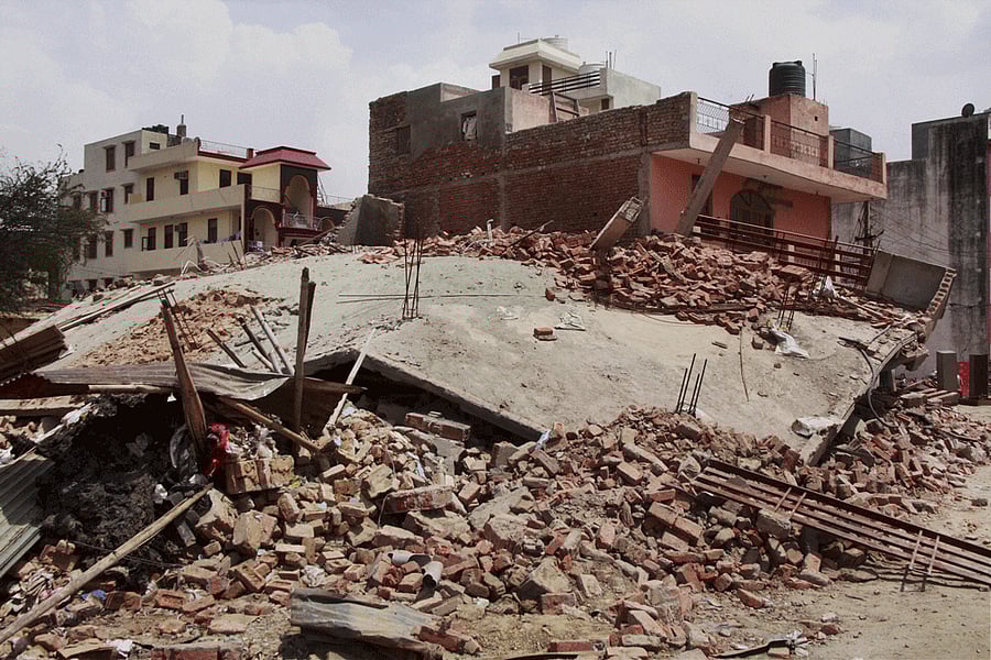 An ancient Hindu temple in this northwestern Pakistani city is being demolished secretly in the name of repair with a commercial plaza set to come up on its land. PTI photo for representation only