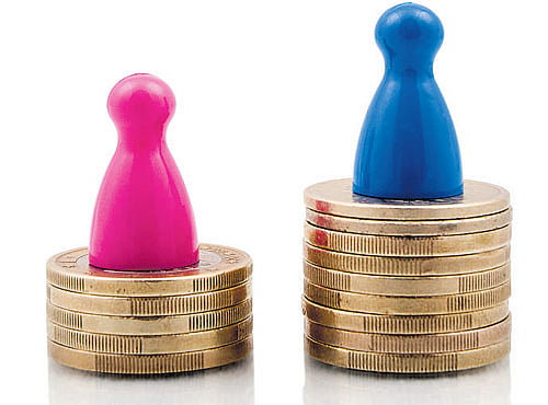 Gender inequality. DH illustration