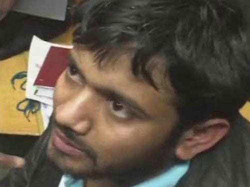 Kanhaiya was arrested on February 12 and remanded to judicial custody on February 17, amid violence at Patiala House courts. scree grab