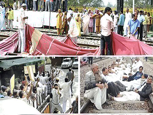 Some photos of Jat agitation.