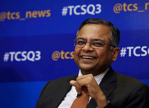 TCS CEO N Chandrasekaran. reuters file photo