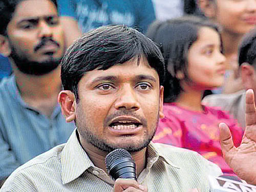 The president of district unit of BJP, Harish Shakya, said that the party has expelled district president of BJP Yuva Morcha, Kuldeep Varshnay for six years. Photo: Kanhaiya Kumar.