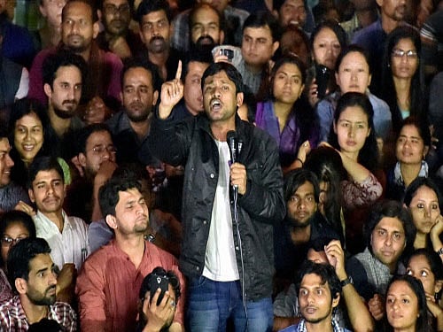 JNUSU president Kanhaiya Kumar. PTI file photo