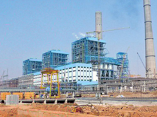 A view of the thermal power plant at Kudgi in Vijayapura district. DH Photo
