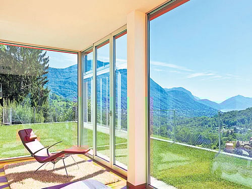 To create that 'wow' effect with glass