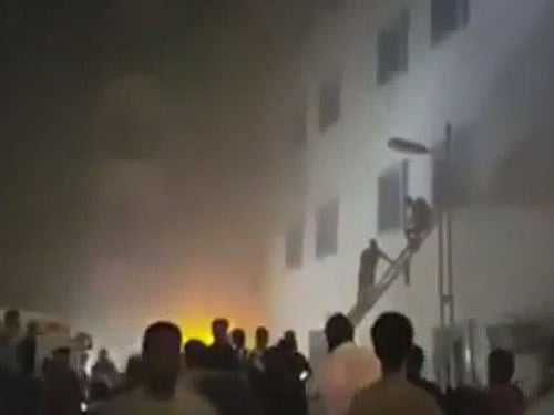 An air-conditioner blast due to suspected short-circuit triggered the fire and filled the neonatal intensive care unit with smoke but alert doctors and hospital staff of the government hospital acted swiftly to shift the infants, police said. Fiel photo for representation.