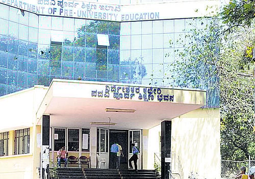 The offie of the director of the Department of Pre-University Education in Bengaluru. DH FILE PHOTO