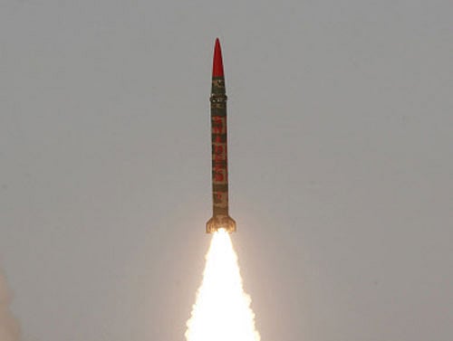The missile was launched from a coastal site and successfully hit the surface target in the Arabian Sea. Representative image