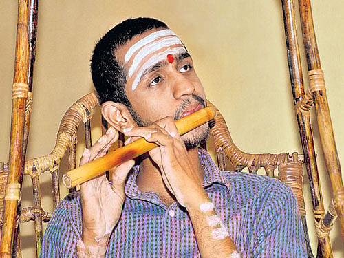 melodic enchantment Flautist J B Sruthi Sagar. Photo by Samuta Dutta