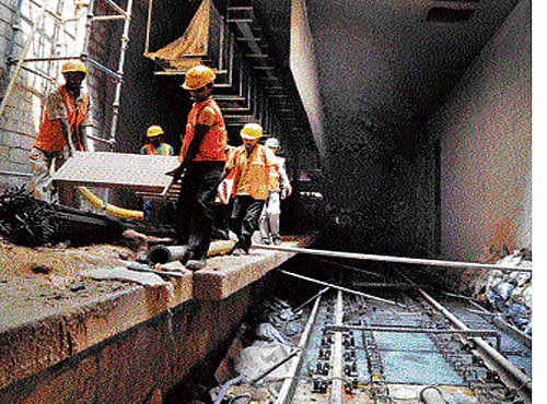 The underground stretch between Cubbon Park and Majestic Station will be launched later this month. DH FILE PHOTO