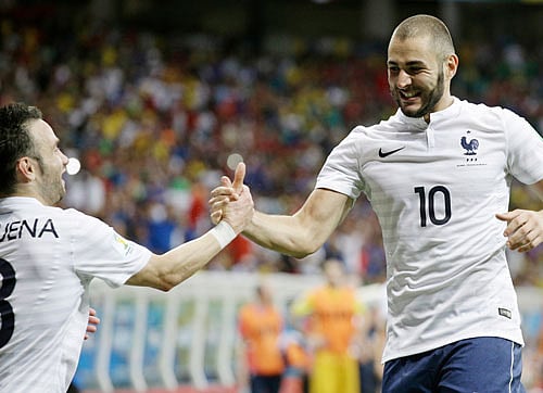 Benzema was suspended indefinitely last December after being put under formal investigation by a judge for alleged blackmail over a sex video involving France teammate Mathieu Valbuena. File photo