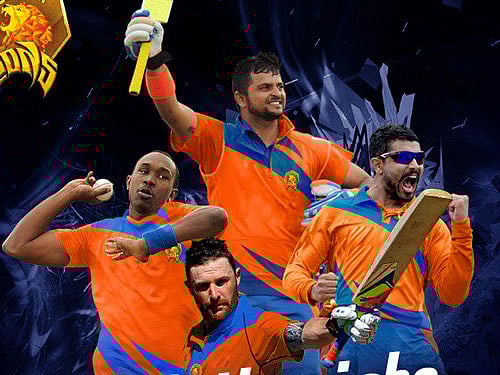 Gujarat Lions. Photo courtesy: Twitter