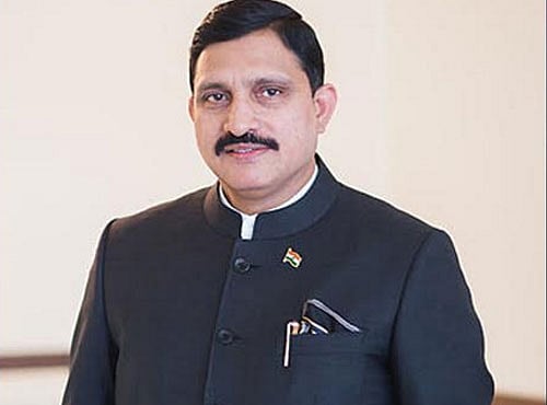 Union Minister of State for Science and Technology Y S Chowdary. Picture courtesy Twitter