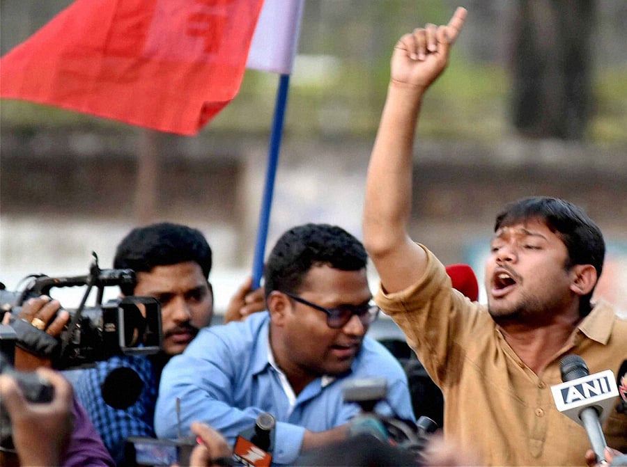 JNUSU president Kanhaiya Kumar. PTI file photo