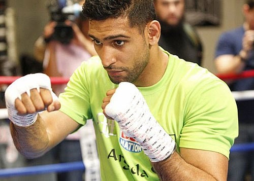 British professional boxing star Amir Khan. Photo courtesy: Twitter @amirkingkhan