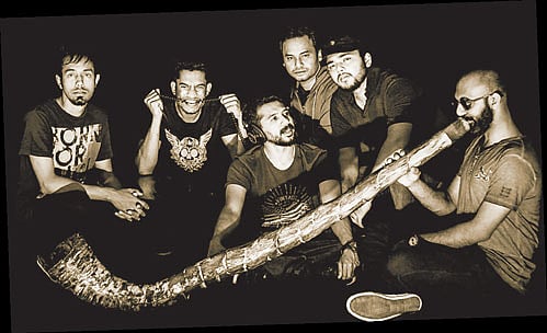 in sync (From left) Rakshan Alberts, Dinushan Shanmuganathan, Mathew Daniel, Satyajit Gopal, Anirban Sengupta and Maharshi Benni.
