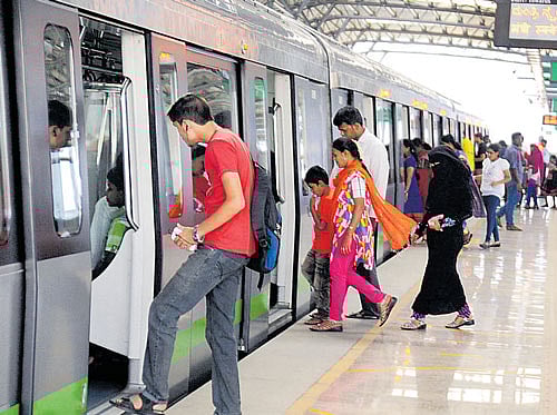The speed of the trains will be restricted to follow safety standards. dh file photo