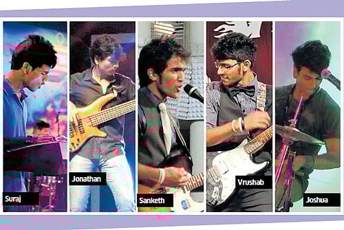Suraj, Jonathan, Sanketh, Vrushab and Joshua