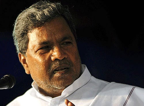 Chief Minister Siddaramaiah. DH File Photo.