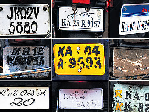 Auction of fancy vehicle registration numbers