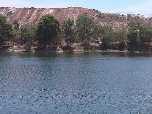Land sharks have targeted Kundalahalli Lake in Whitefield and are dumping debris illegally in its periphery. DH photo