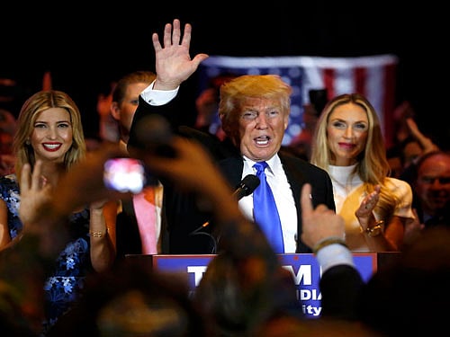US Republican presidential candidate Donald Trump. REUTERS