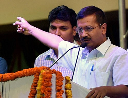Delhi Chief Minister Arvind Kejriwal. PTI photo