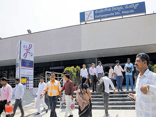 Namma Metro's entry into the city's busiest transport hub has injected a sense of urgency in upgrading Majestic's now pathetic inter-modal linkages.