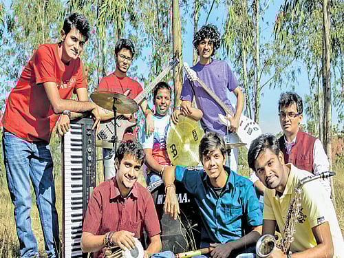 dynamic (Standing, from left) Arvind, Advait, Akshay, Varun. (Sitting) Sri Sanjith, Sumukha, Neil and Thyagaraj.