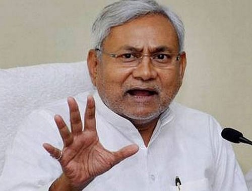 During his day-long visit here today, Kumar demanded that prohibition be imposed in Uttar Pradesh, which goes to polls early next year. pti file photo