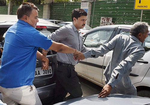 Anand Joshi, an Under Secretary in the ministry, has been suspended by the Home Ministry with immediate effect following his arrest by the CBI, official sources said. PTI photo