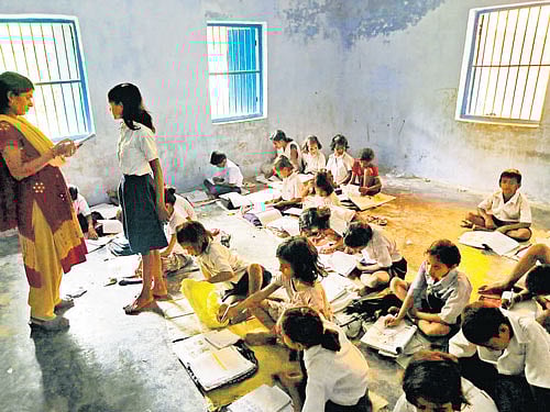 The order comes after children at the school complained of teachers repeatedly beating them up and hurling abuses. DH file photo