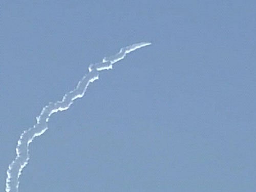 India's first reusable launch vehicle successfully tested from Sriharikota. ANI