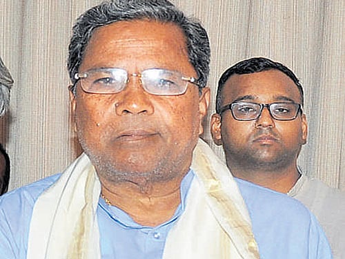 Chief Minister Siddaramaiah. DH file photo