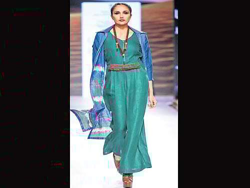 In vogue: Jumpsuits are becoming an essential in the wardrobe.