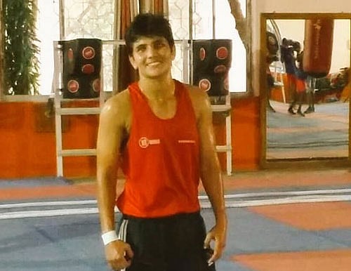 Indian boxer Sonia Lather. Photo courtesy: Sonia Lather Twitter