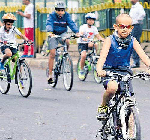 Open Street at Sadashivanagar gets overwhelming response