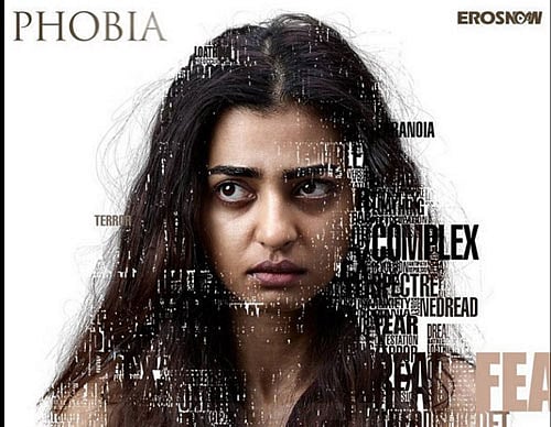 The movie has opened to good reviews with critics praising the gripping storyline. Phobia movie poster.