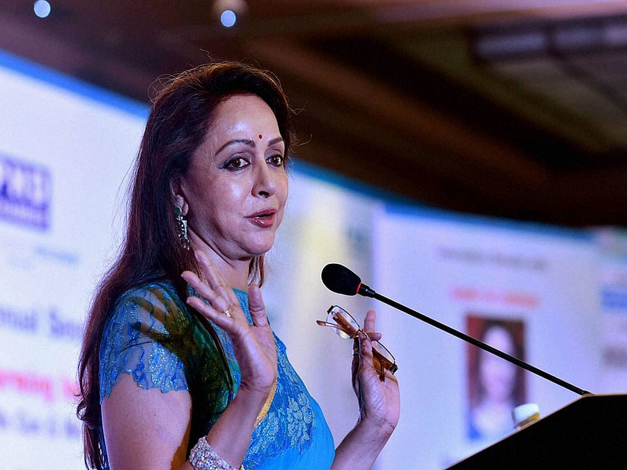 BJP MP Hema Malini. PTI file photo