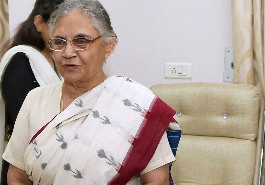 Dikshit is scheduled to meet Congress President Sonia Gandhi later in the day. PTI File Photo.