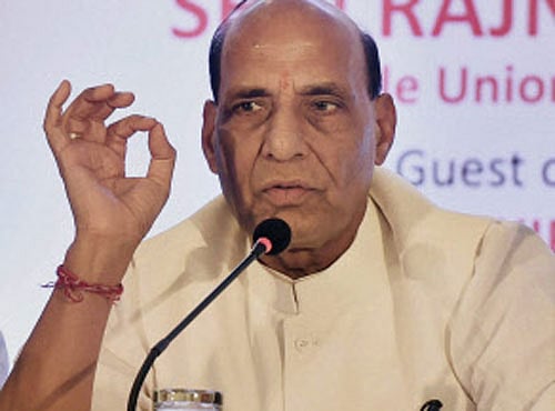 Union Home Minister Rajnath Singh. PTI file photo