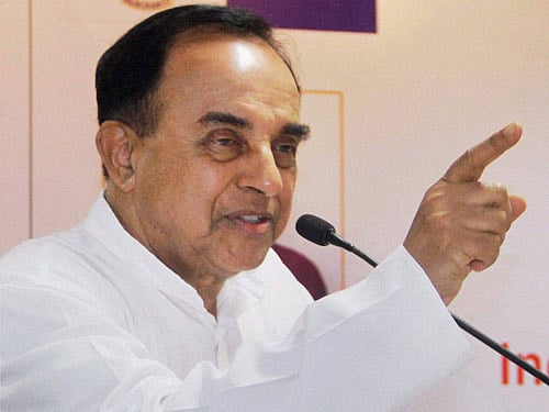 BJP MP Subramanian Swamy. PTI File Photo.