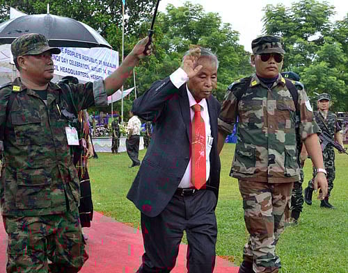 They had crossed over to Myanmar and scaled the Great Wall of China to seek Chinese help in their armed struggle for a sovereign Nagaland. File photo