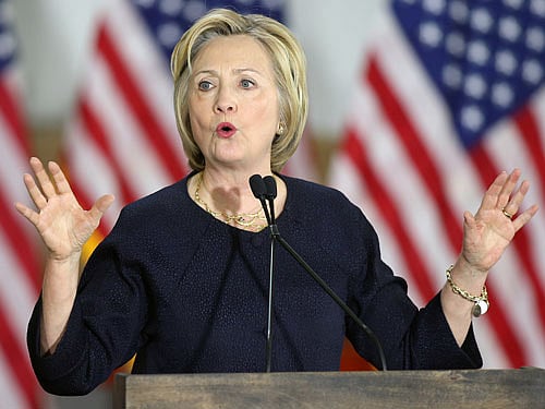 Hillary Clinton.  Reuters file photo