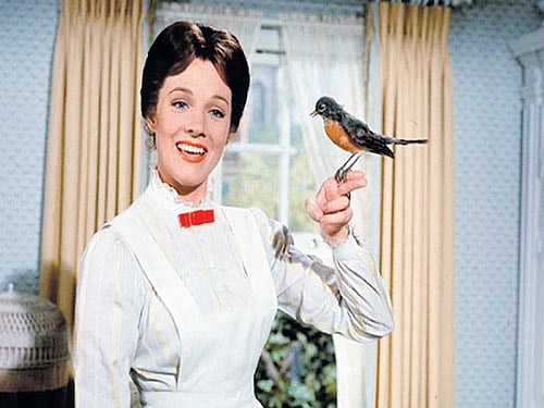 A bit of Magic (Left) Julie Andrews as Mary Poppins in the 1964 film