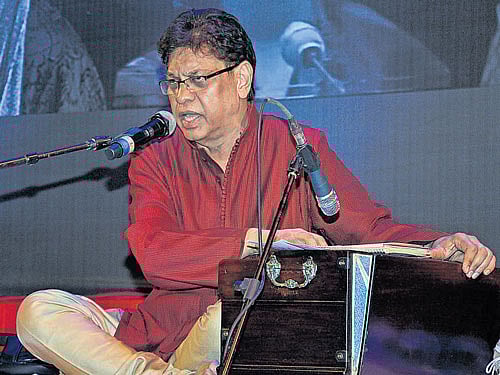 Kishan Dalmia during one of his performances.